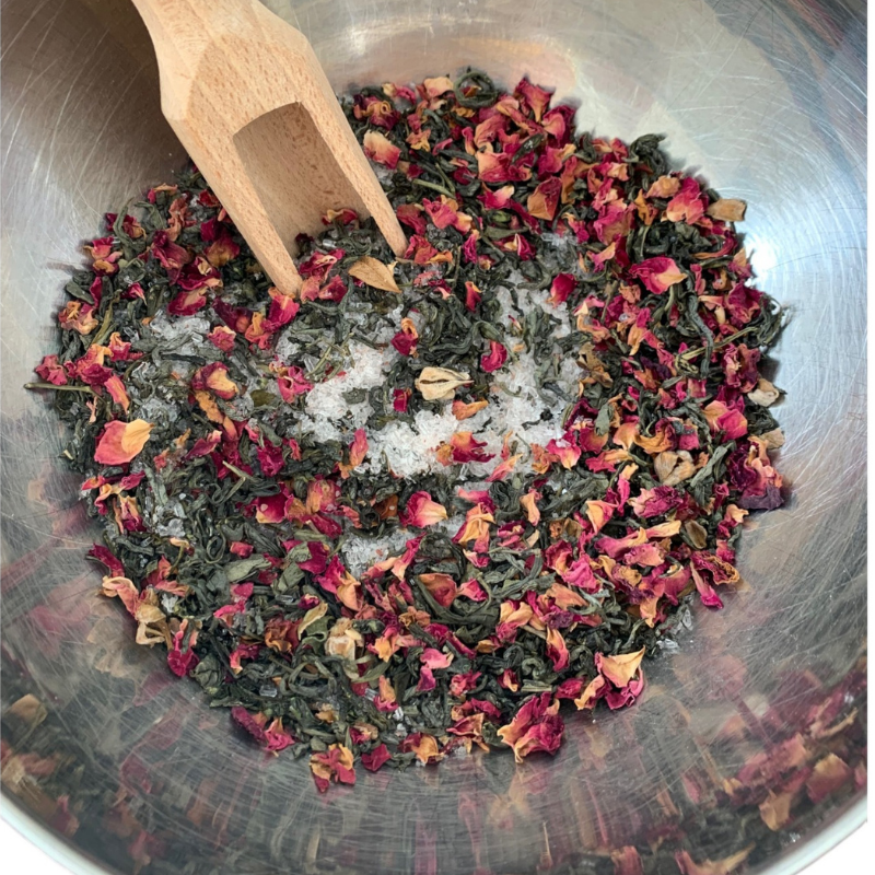 Natural Herbal and Floral Bath Teas