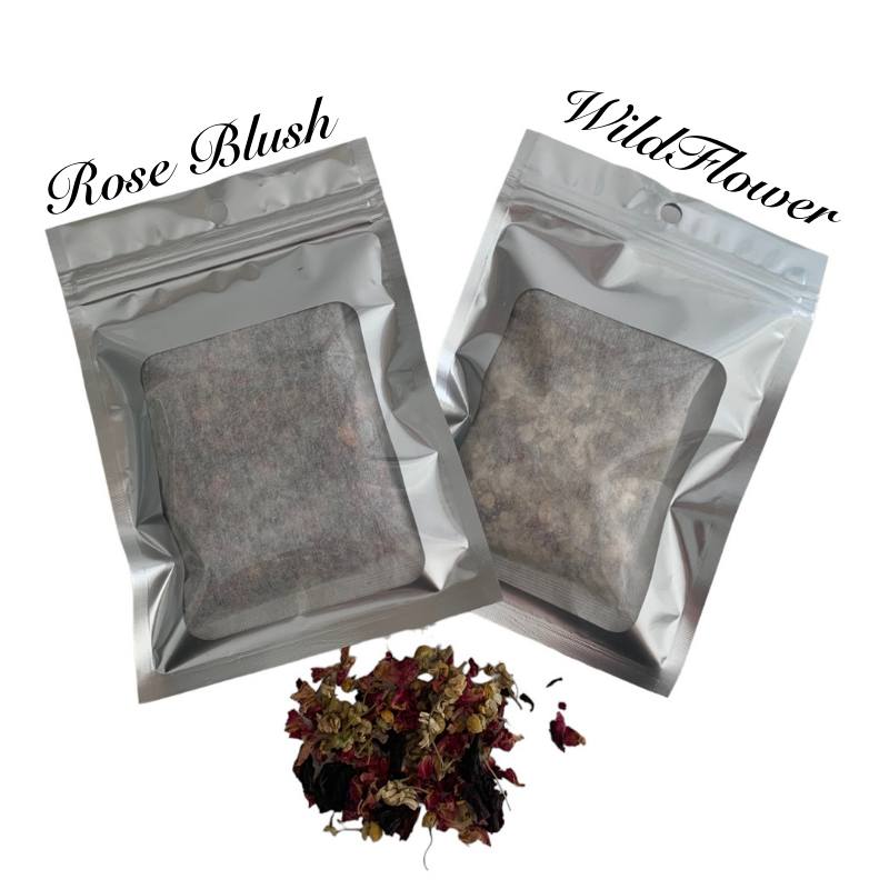 Natural Herbal and Floral Bath Teas