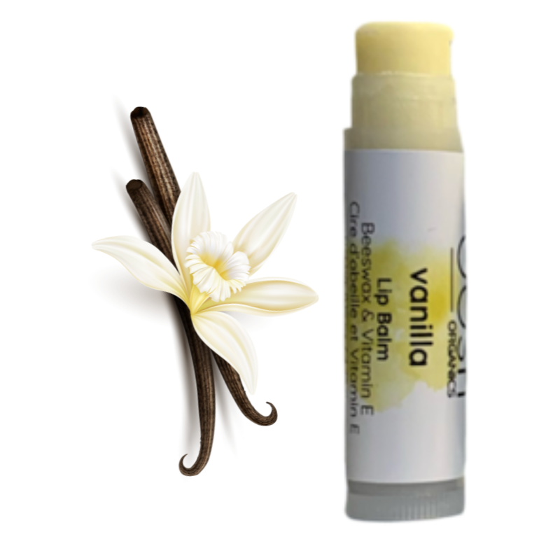 Natural Lip Balm with Beeswax, Shea Butter and Almond Oil